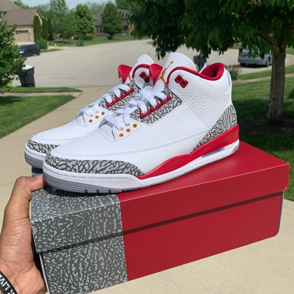 DS Retro Air Jordan 3 cardinal red